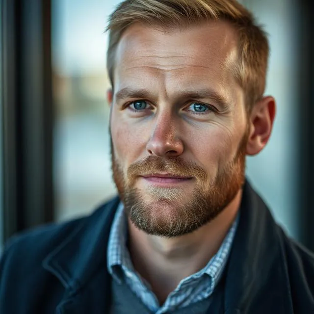 Algot Ekeberg som tränar hemma